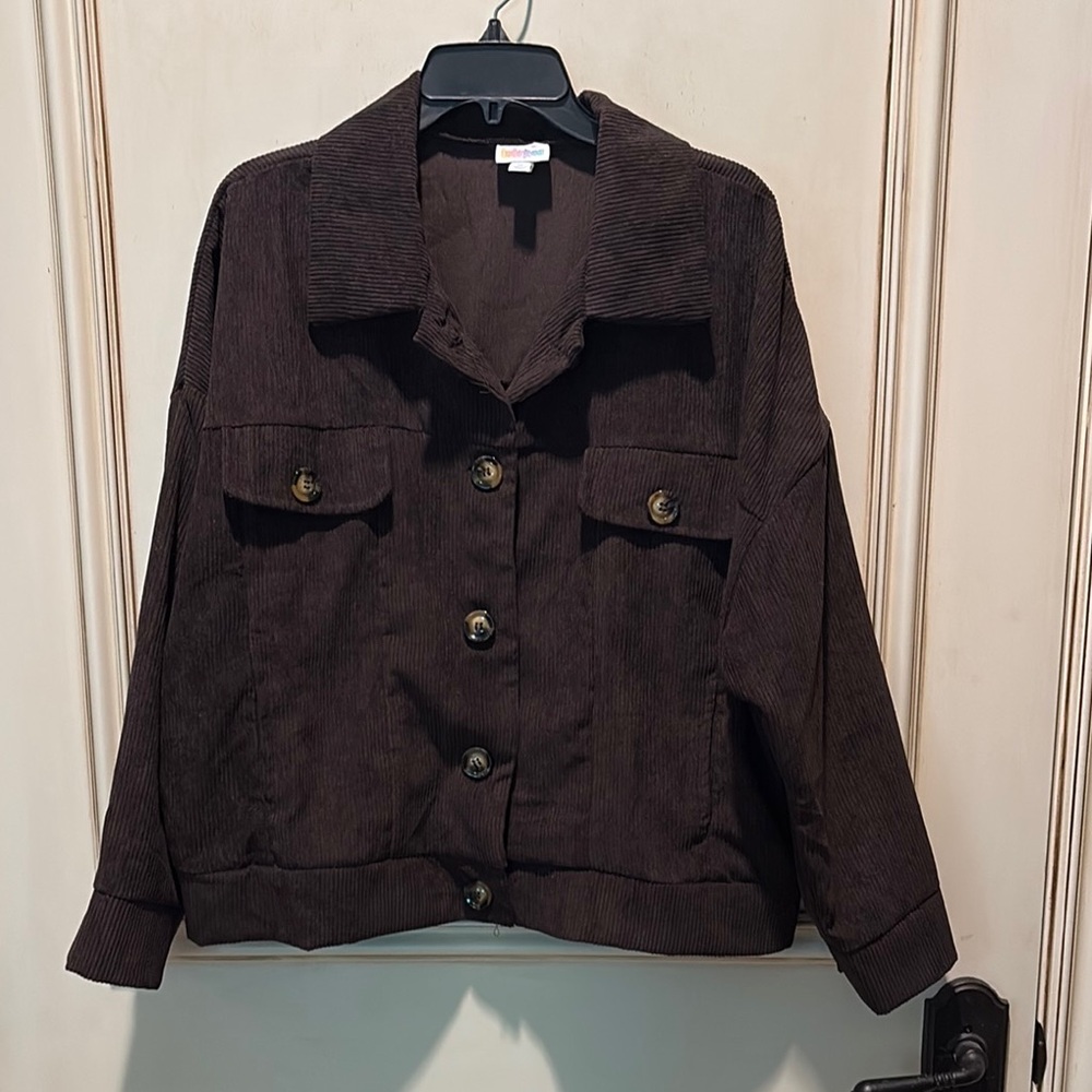 LuLaRoe Brown Berlin Jacket XL